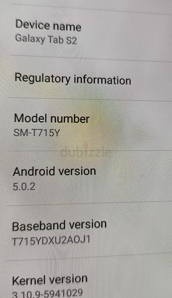 جهاز لوحى سامسونج بشريحة SIM LTE Tab S2 مقاس 8 بوصة63220826528129111