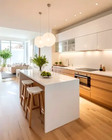 Custom-Made Kitchen Island