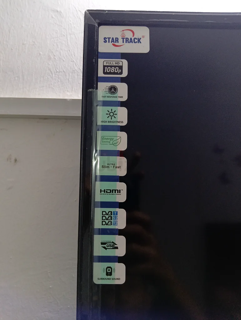 Star Track TV 40 inches Family used63165715047170112