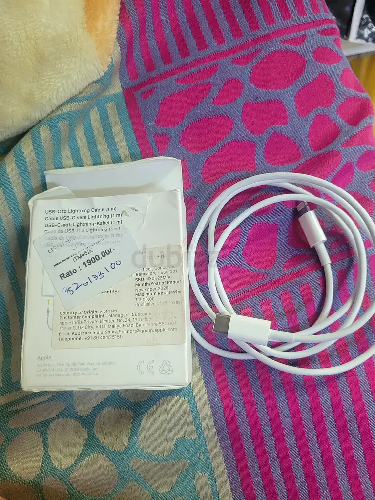 Apple lightning cable63221343113731112