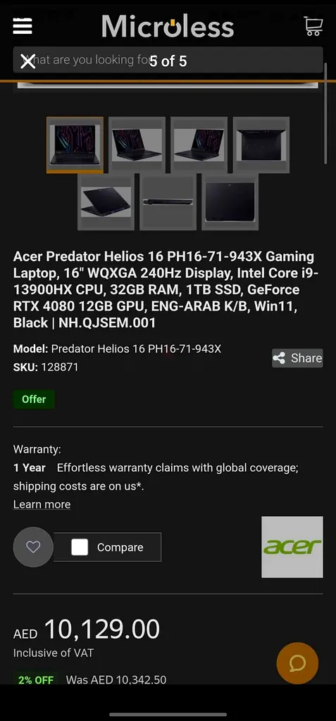 RTX4080 Gaming laptop for sale!!!