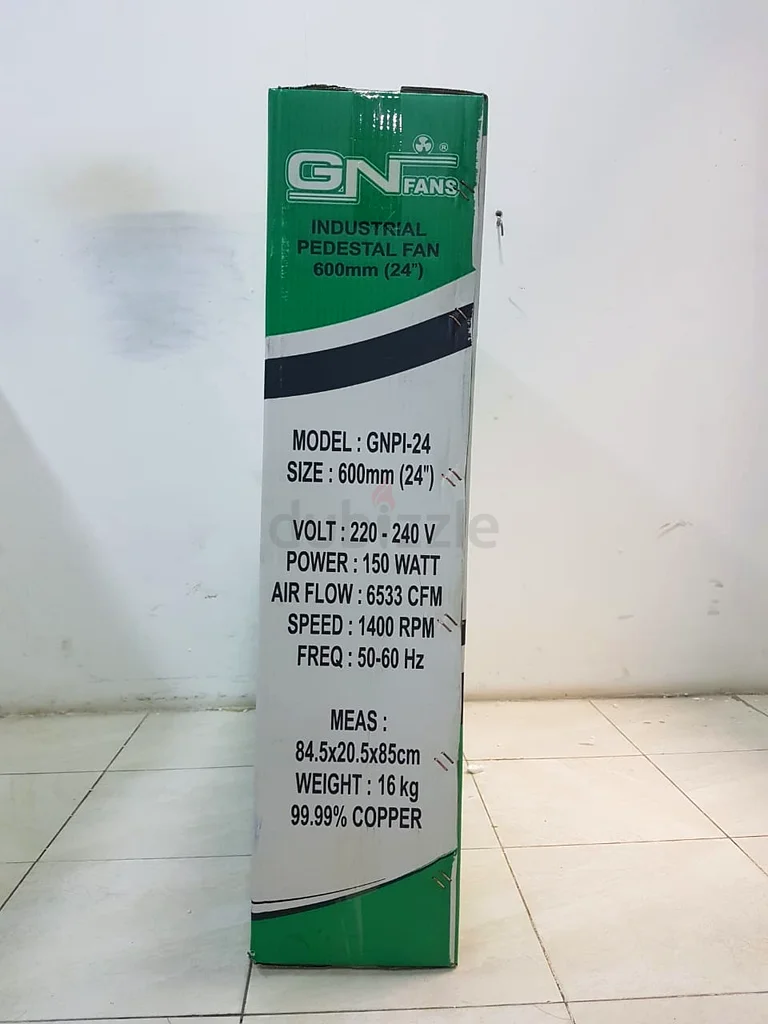 GN Industrial Stand Fan - available in 24”, 26” and 30”63220326151938112