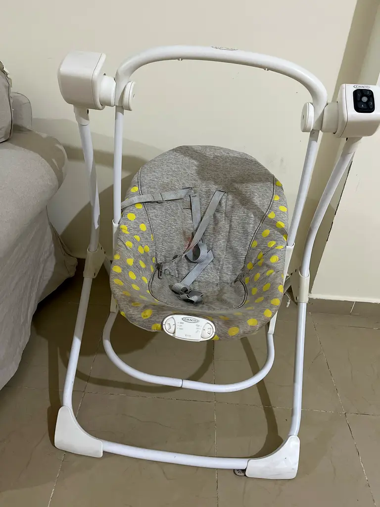 Gentle Rocking Baby Swing with Soft Cushion
