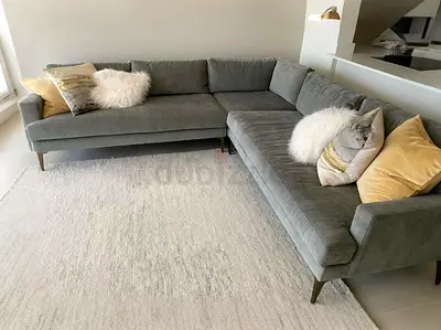 West Elm Andes Corner Five Seater Sofa