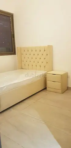 Stylish Queen Bed Frame with Nightstand - Like New!