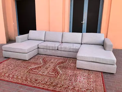 Selling Home center Etrno U shape Sofa Excellent Condition