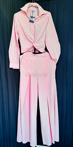 Two-piece rosewood dress