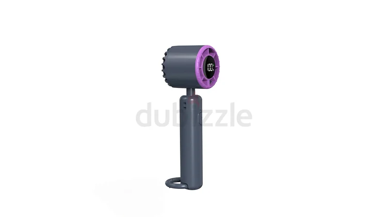 Portable Rechargable Fan, 2000 mah battery-Grey63220326172035111