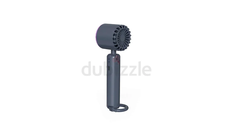 Portable Rechargable Fan, 2000 mah battery-Grey63220326172035113