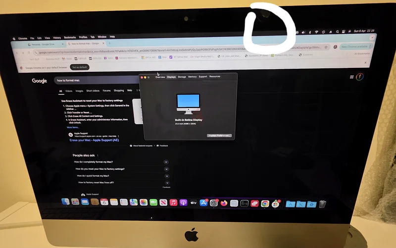 IMac 4K 21.5 inch 2019 for Sale63256078268162111