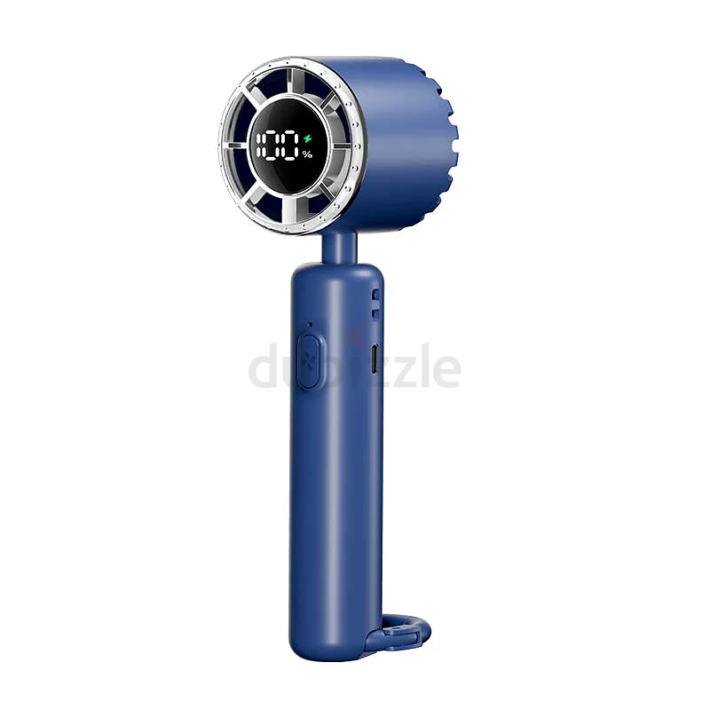Portable Rechargable Fan, 2000 mah battery-Blue63220326178178111