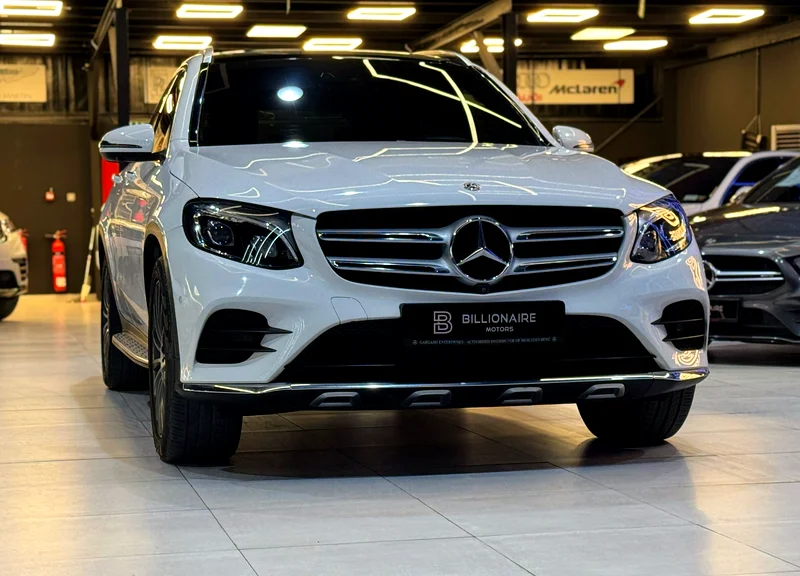 2018 Mercedes-Benz GLC 250 4MATIC | GCC | Super Clean | White  Brown Interior63175701227137112