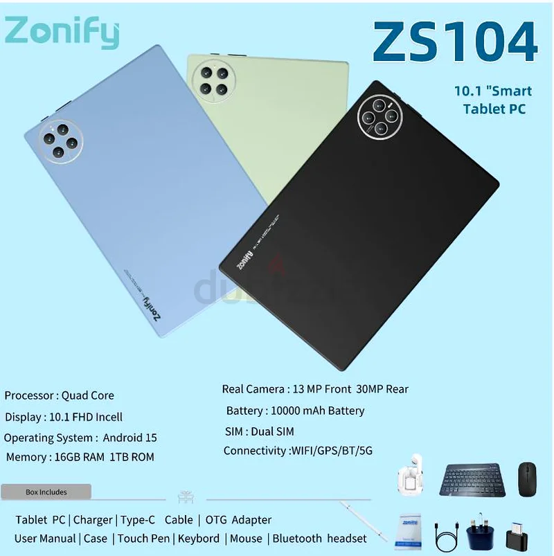 Zs104 شريحتين، 5G، 16 جيجابايت رام، 1 تيرابايت ذاكرة، أندرويد 15632203182307861125