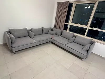 Selling ikea soderhamn Corner light grey sofa
