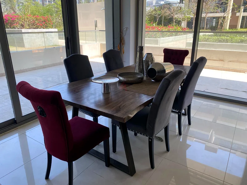 Dining table with six chairs From _ The one brand63217328700034113