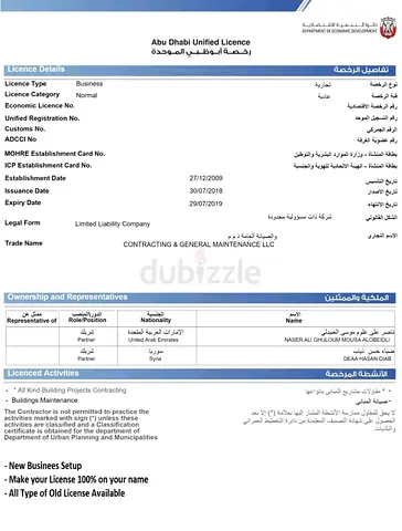 Old License for Sale