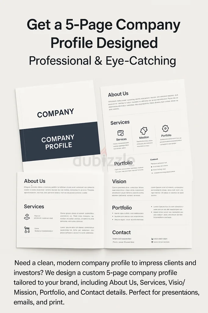 Company Profile Designed – Professional  Eye-Catching62863829842818117