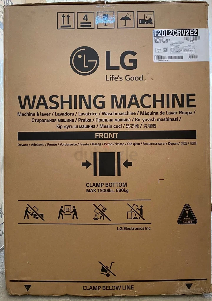 Brand New Lg 20/12kg 6 Motion Direct Driver Turbo Wash Washer Dryer F20L2CRV2E2629316692613141118