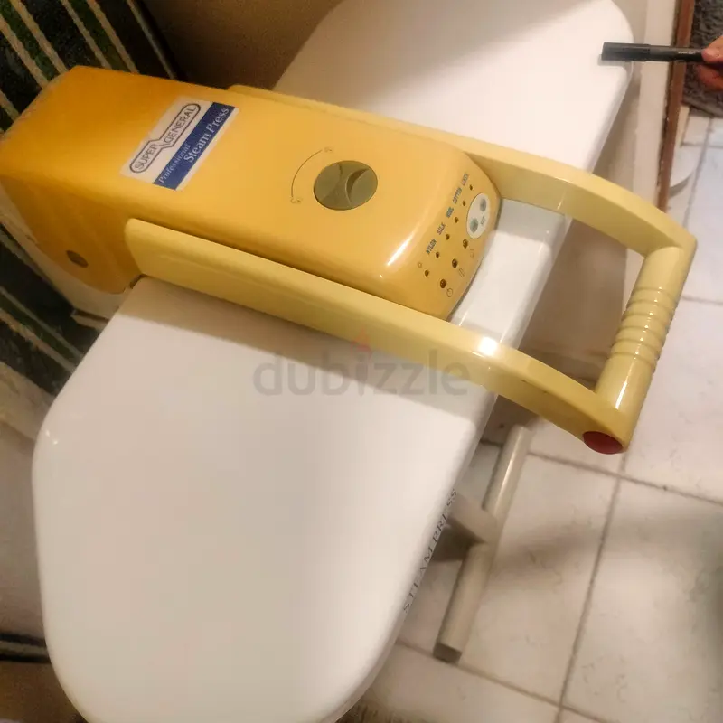 Yellow Steamer for Efficient Fabric Care