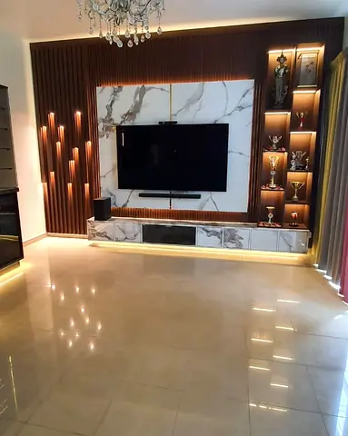 Elegant Modern Entertainment Center for Sale