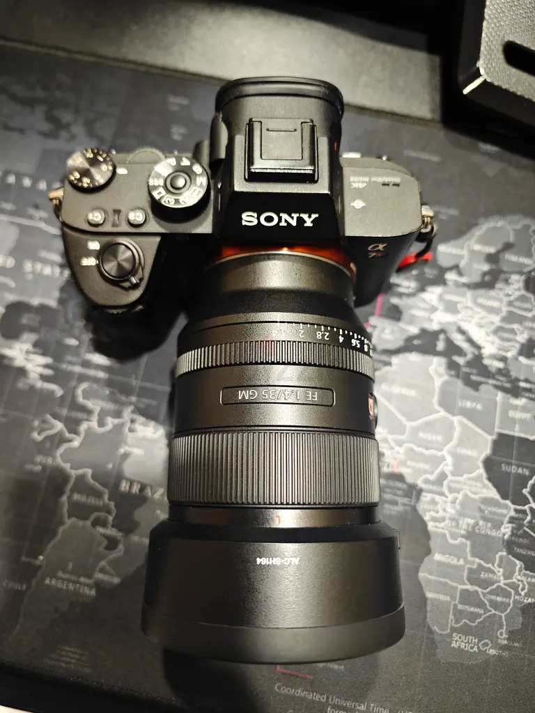 Sony a7r3 with lenses 35mm1.4, 85mm, 16mm