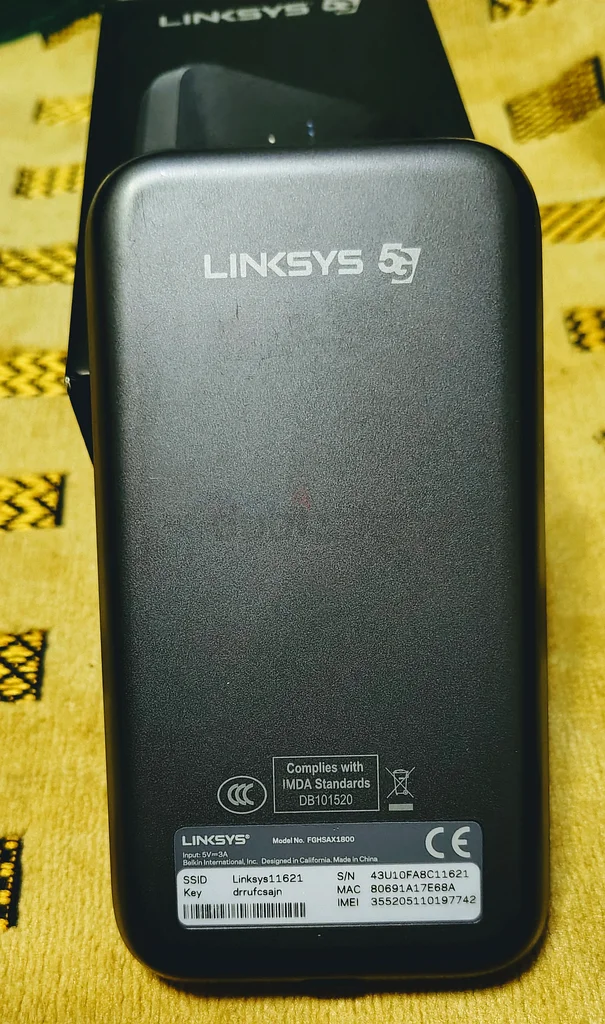 Linksys Portable Hotspot Device WIFI663168984541954111