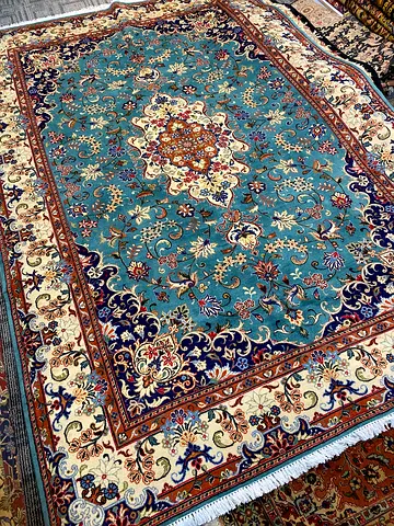 3x2m | New Handmade Beautiful Persian Tabriz Carpet Fine Quality