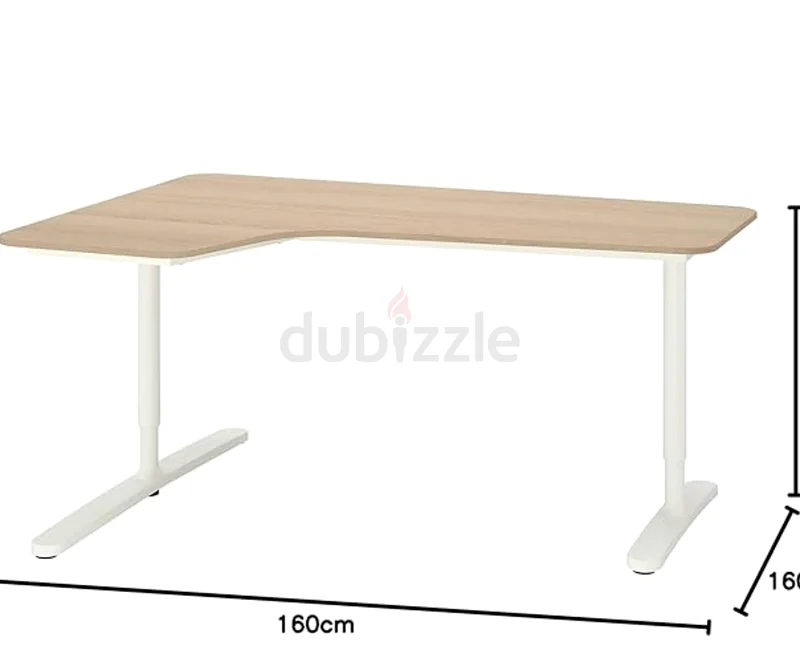 Corner desk Ikea Bekant electric left 160 x 11063219827071619111