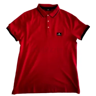 KARL LAGERFELD Polo Shirt in Red – Size XL – Original