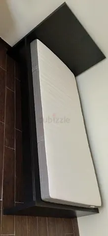 IKEA Malam single 90×200cm bed frame with  IKEA mattress