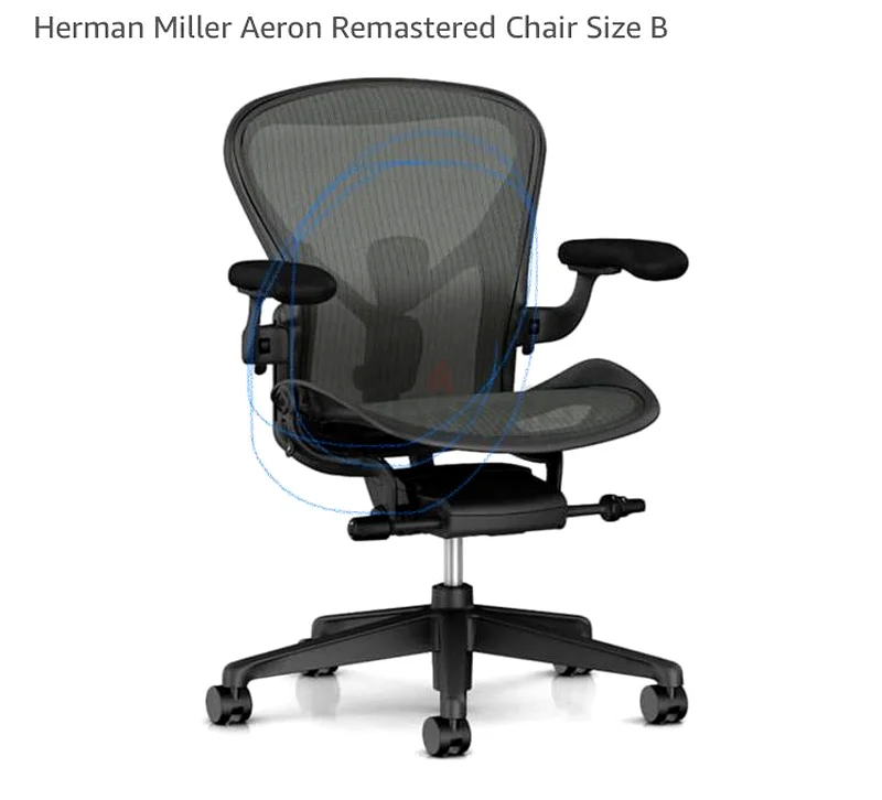 Selling For Herman Miller Aeron Remastered Chair Size C Fully Loaded Ultimate Comfort Chair63179388310403113