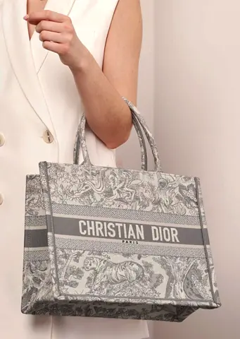 CHRISTIAN DIOR Medium Dior Book Tote bag. New