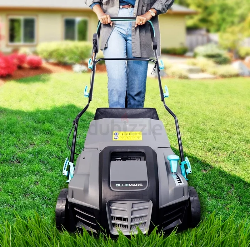 Effortless Lawn Care with BLUEMARS Electric Scarifier with Lawn Aerator. 2-in1.63252941000963111