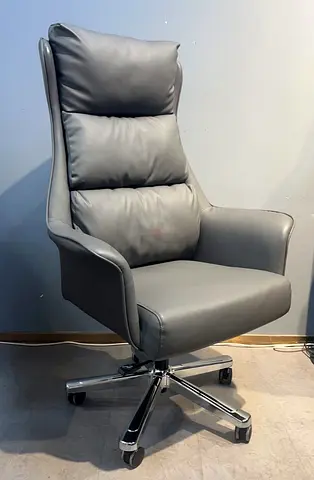 Executive grey office chair