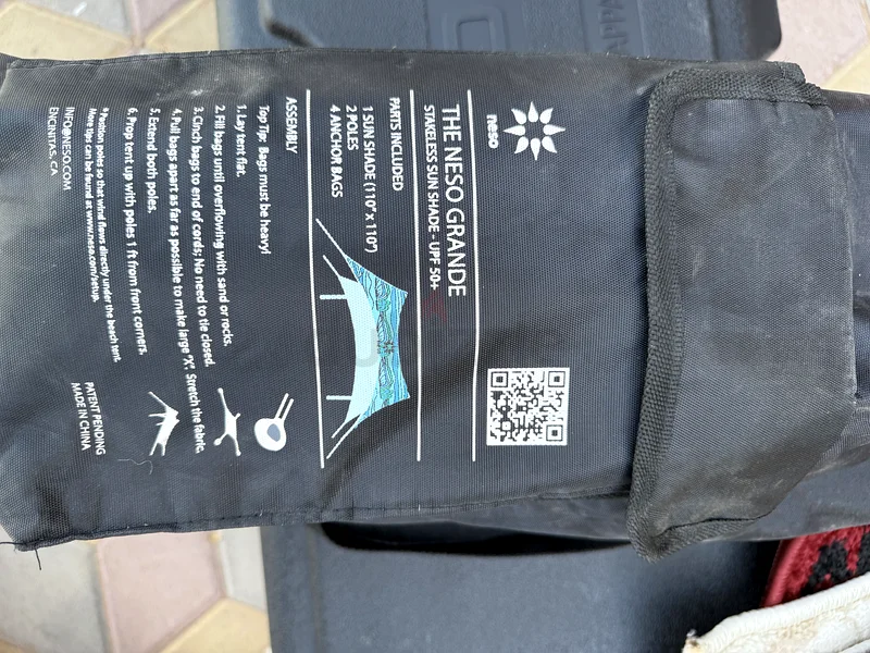 THE NESO GRANDE  STAKELESS SUN SHADE - UPF 50+63242170384385112