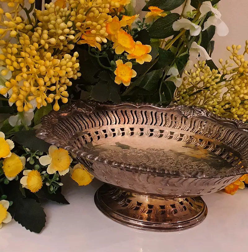 England Footed Desert Silver Plated Serving Plate63215871050754114
