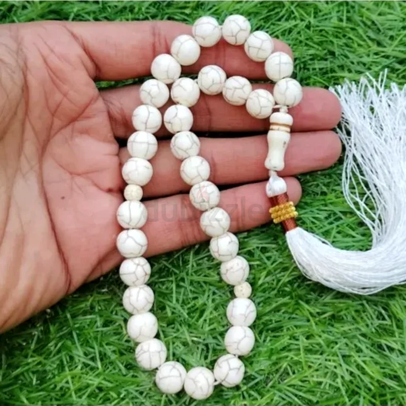 خر珠ات من حجر الفيروز الأبيض63173860477955112