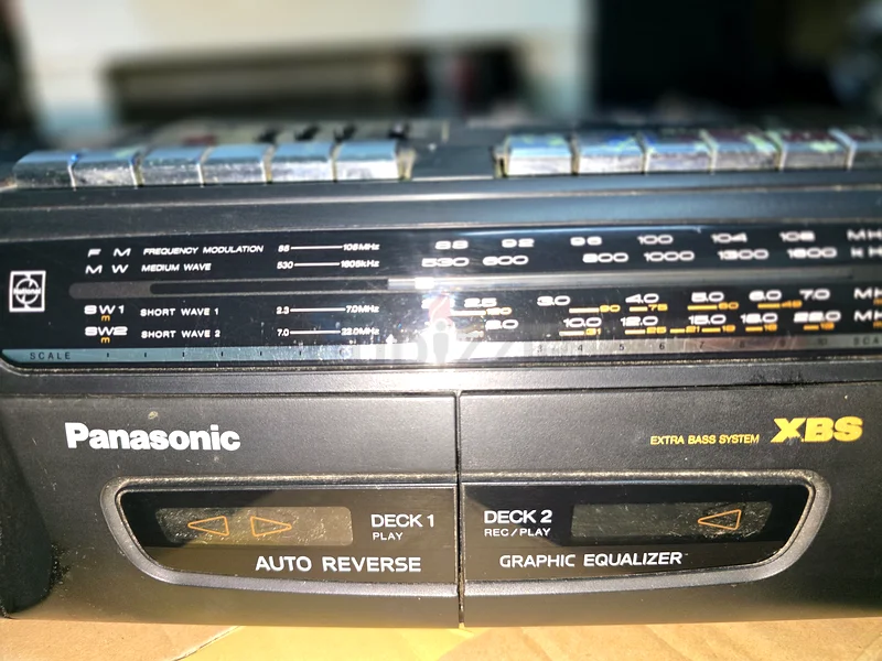 Vintage Panasonic Portable Radio  Cassette Player - Classic Sound Experience!63260736831875113