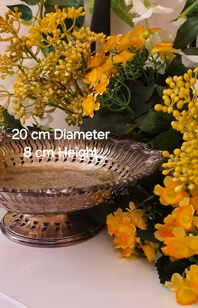 England Footed Desert Silver Plated Serving Plate63215871050754115