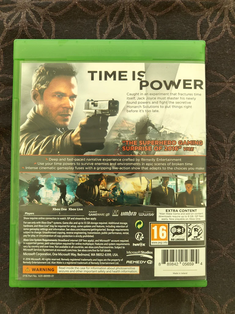 QAUNTUM BREAK XBOX63229312511490111
