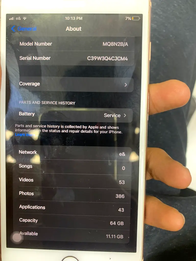 iPhone 8 plus63214425865859114