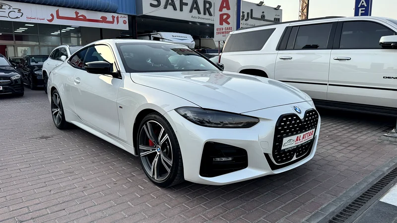 2021 BMW 430i coupe I GCC specs I M package I Full service history with AGMC63142583525890113