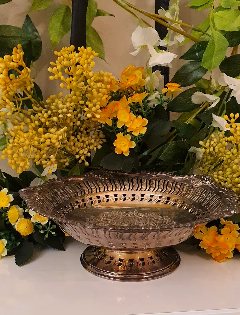 England Footed Desert Silver Plated Serving Plate63215871050754116