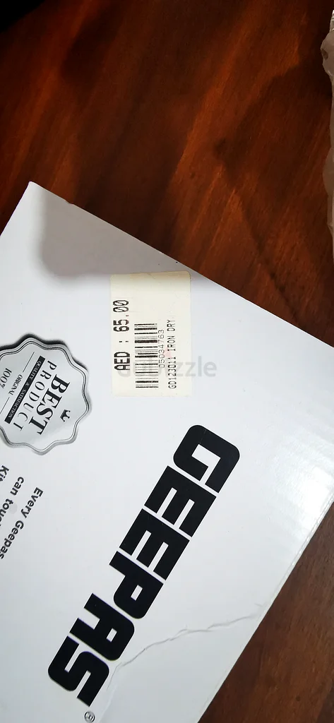 DISCOUNTED TEFLON Brand New GEEPAS Automatic heavy PRESS Dry Iron - Say Goodbye to Wrinkles!63167585062018112