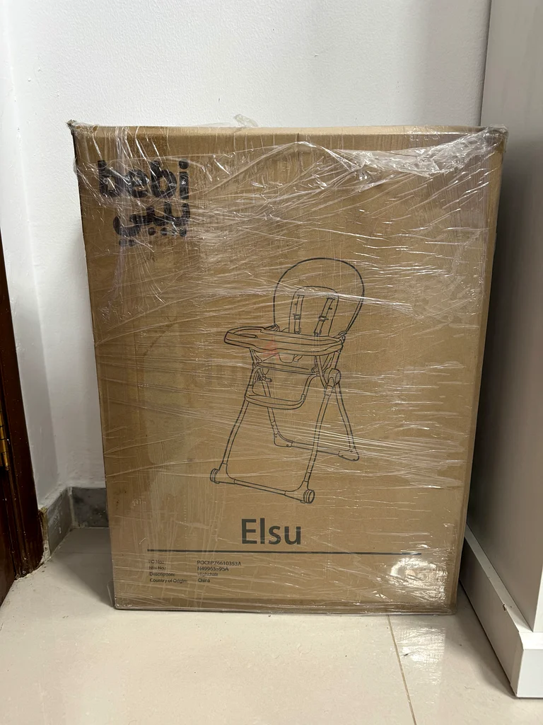 Brand New Elsu High Chair - Perfect for Feeding Time!63204280426883111