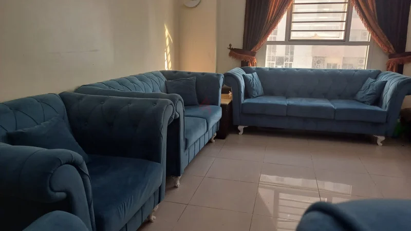 Luxurious Velvet Sofa Set - Perfect for Your Living Room!62863825203713117
