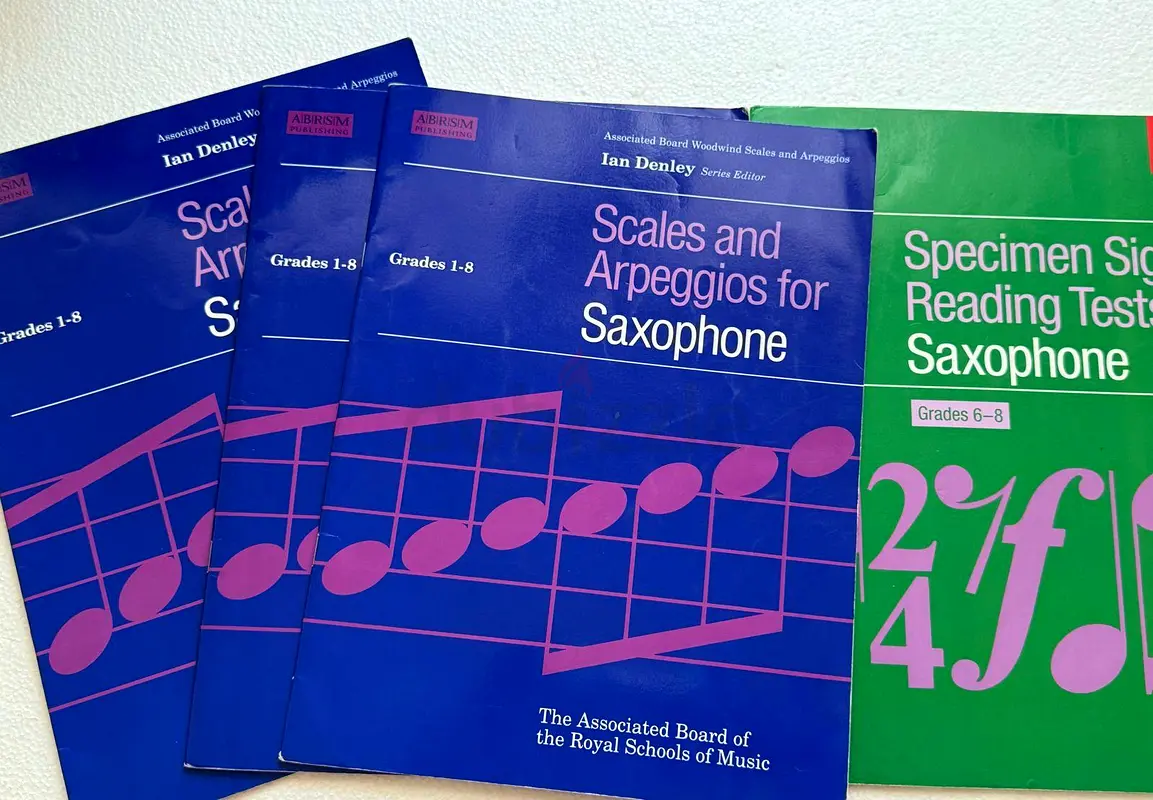 كتب الساكسفون من ABRSM