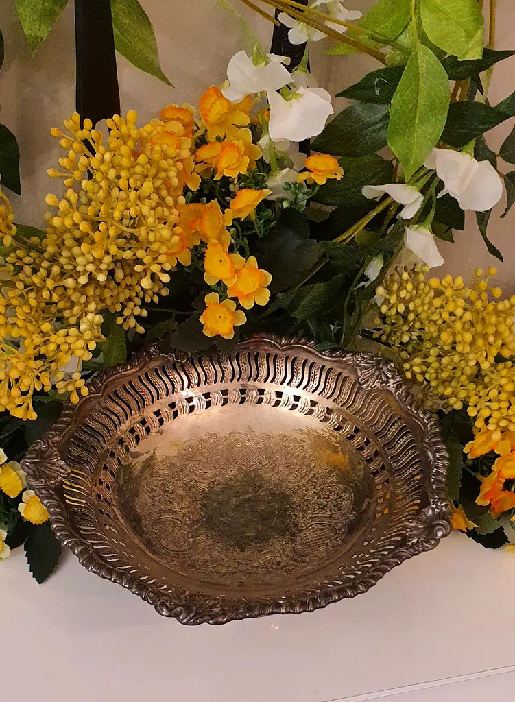 England Footed Desert Silver Plated Serving Plate63215871050754113