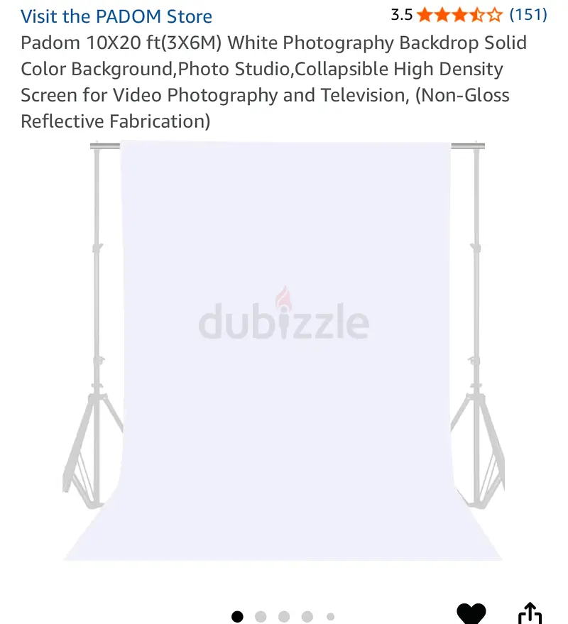 High-Quality Collapsible Photography Backdrop - Perfect for Studio  Video Sessions!