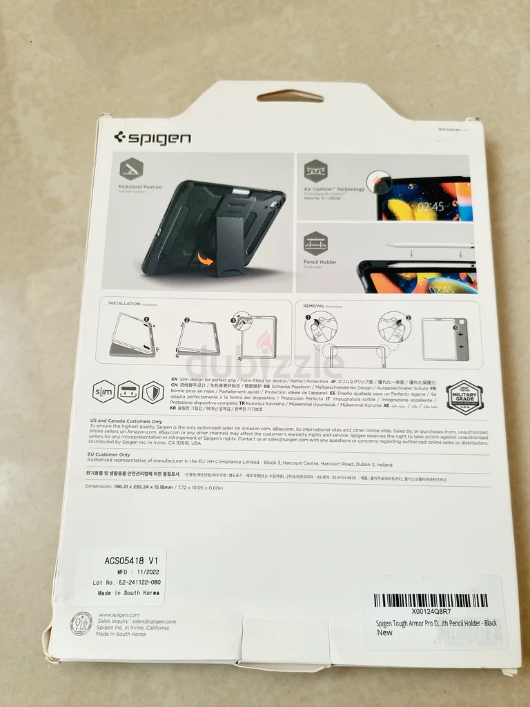 Spigen Tough Armor Pro مصمم لجهاز iPad 10.9 (2022)63222843838594111